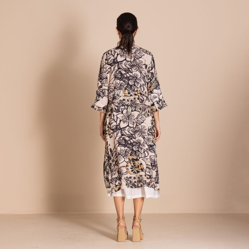Megan Salmon - Rosencrantz Frill Dress - M8630