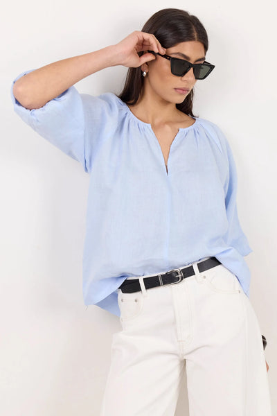 RE:UNION Label - Revolutionary Relaxed Top - Ice Blue