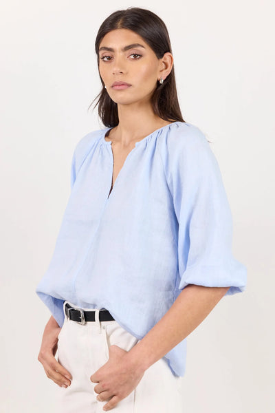 RE:UNION Label - Revolutionary Relaxed Top - Ice Blue