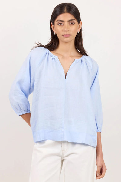 RE:UNION Label - Revolutionary Relaxed Top - Ice Blue
