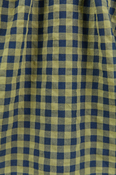 RE:UNION Label - Revolutionary Relaxed Top - Khaki/Ink Gingham