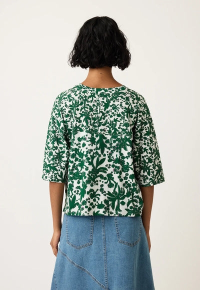 Nancybird - Tasmin Boxy Tee - Parsley - S26-A03PY