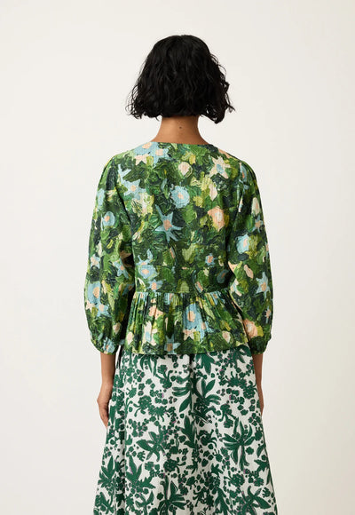 Nancybird - Mabel top - Garden - S26-A08GD
