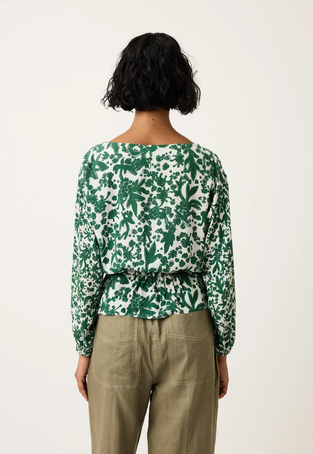 Nancybird - Ophelia Top - Parsley - S26-A09PY Parsley