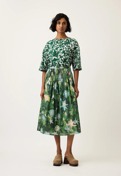 Nancybird - Alma Yoke Skirt - Garden - S26-A10GD