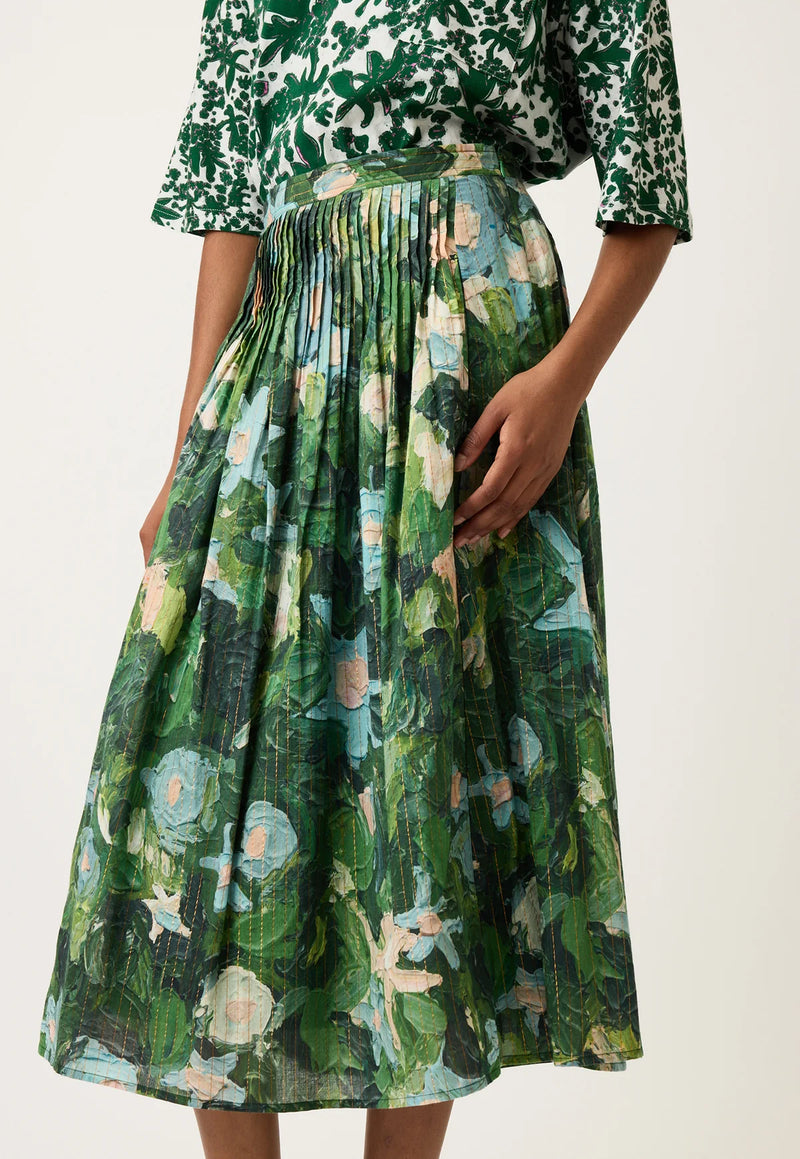 Nancybird - Alma Yoke Skirt - Garden - S26-A10GD