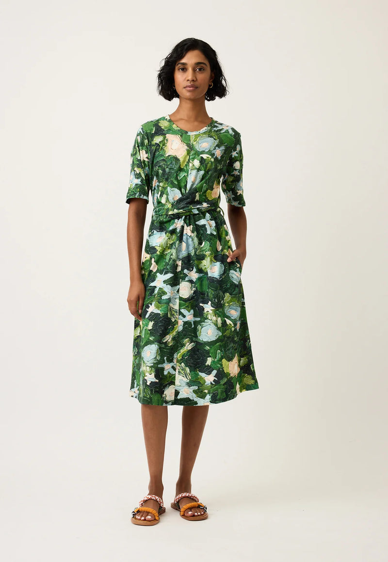nancybird - Terra Short Sleeve Wrap  Dress - Garden - S26-A15GD