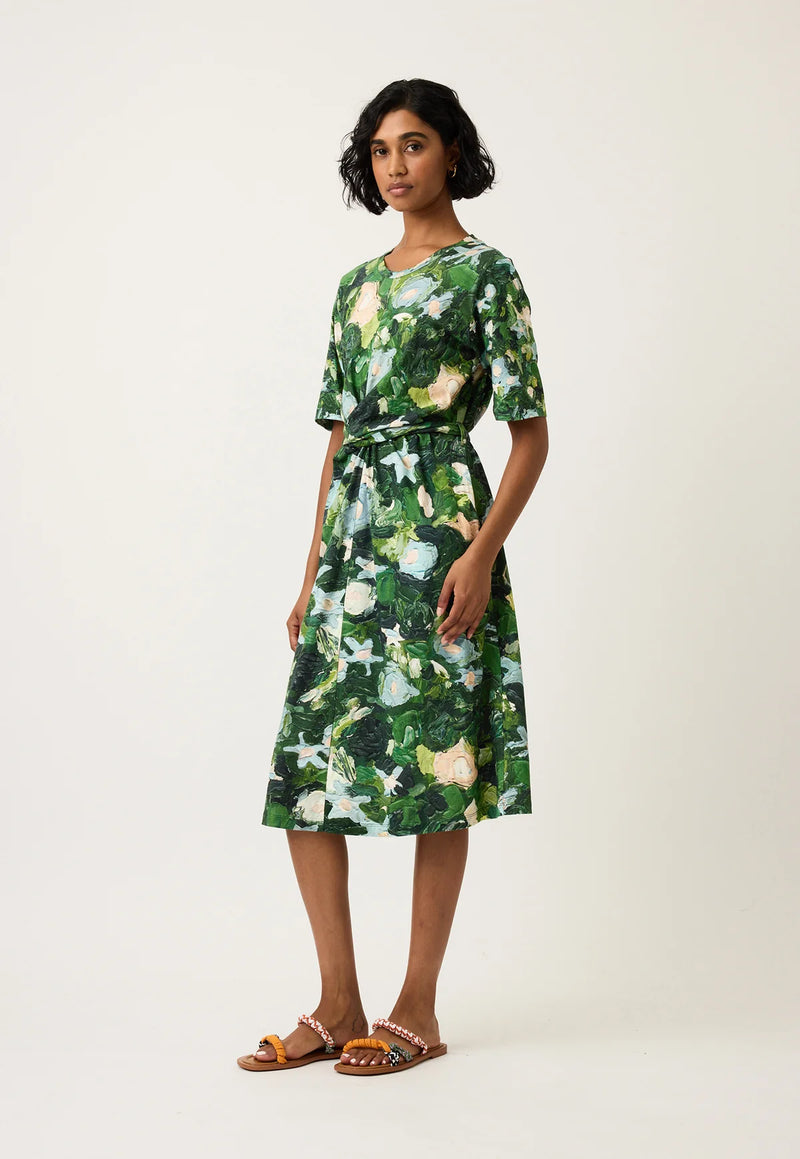 nancybird - Terra Short Sleeve Wrap  Dress - Garden - S26-A15GD