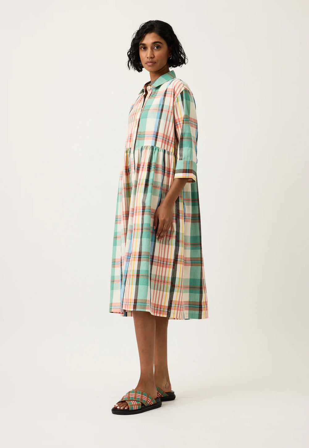 Nancybird - Mel Dress - Summer Check - S26 - A45SC