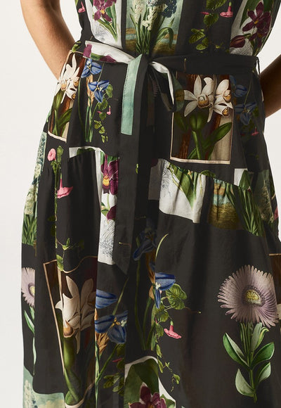 Nancybird - Clementine Dress - Charcoal Archive Floral
