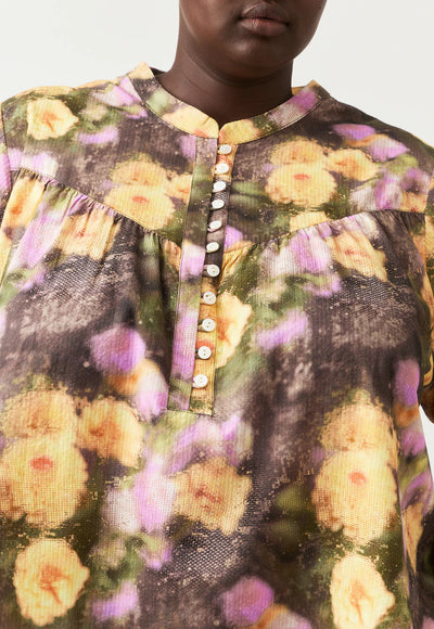 Nancybird - Sierra Blouse - Rain Floral - W26-A46RF