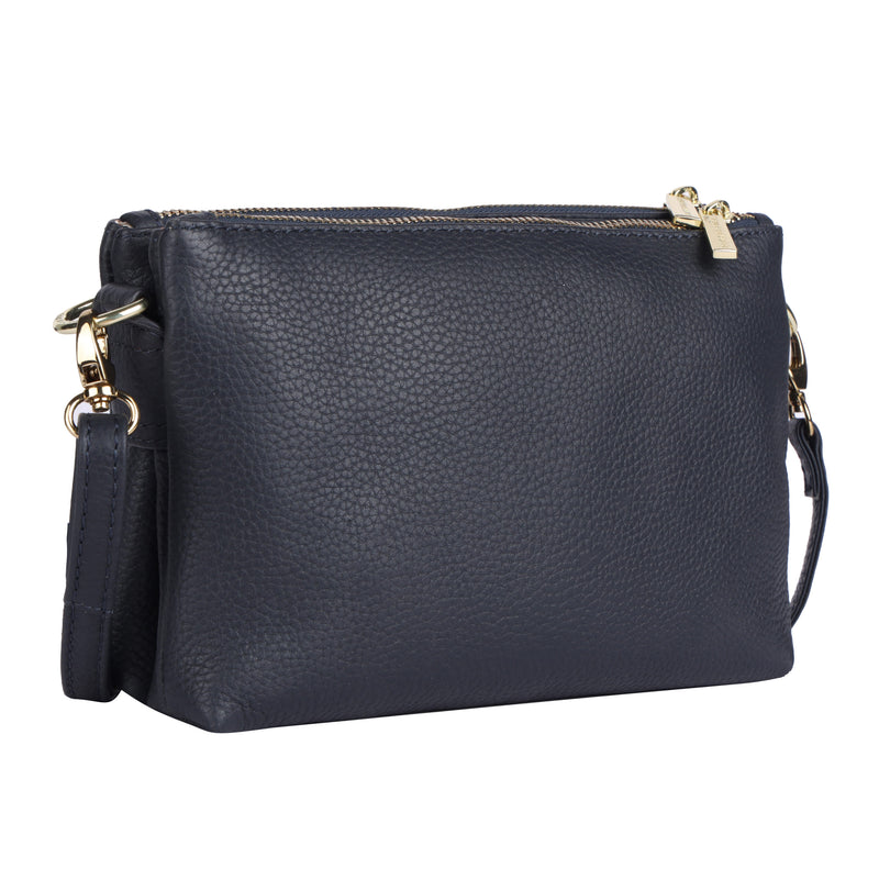 Rugged Hide - Springwood Crossbody - Navy - RH-2563