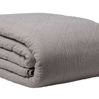 Angads - Sula Spread 260x280 - Taupe Stripe