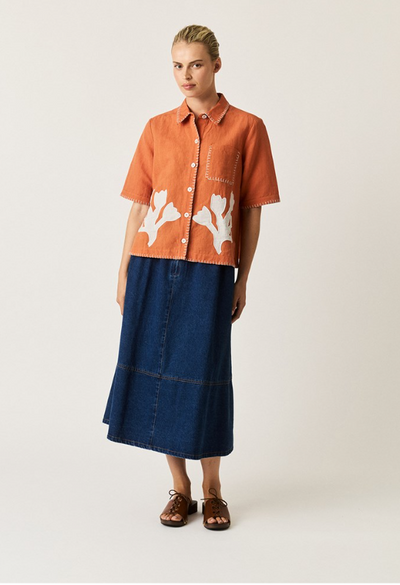 Nancybird - Summer Shirt - Blossom Applique