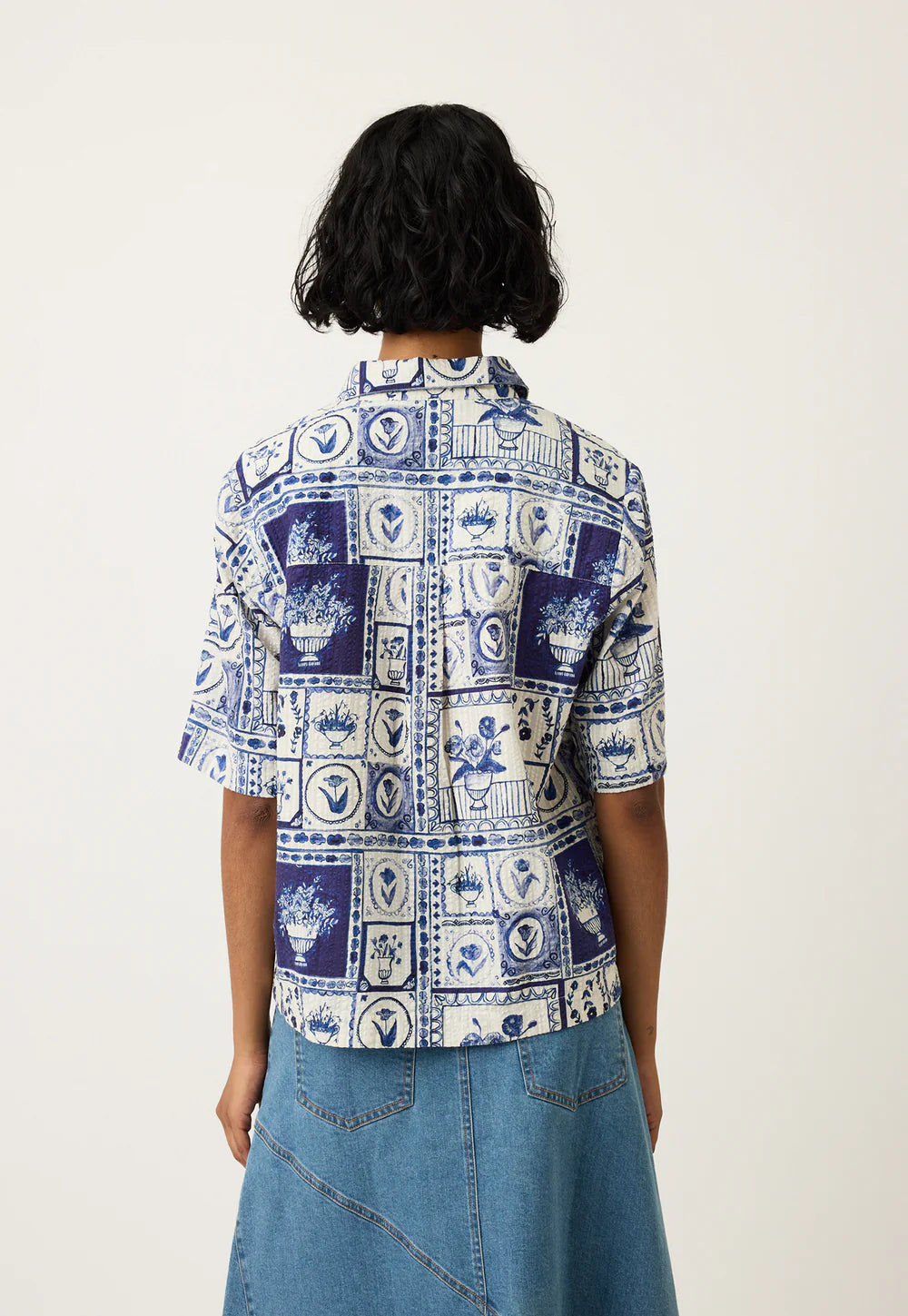 Nancybird - Summer Shirt - Lyon Tile - S6-A33LT