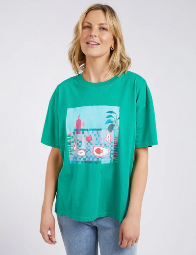 Elm - Island in the Sun Tee - Goodness Green