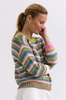 Zaket & Plover - Chunky Stripe Jumper - ZP7720 Chartreuse