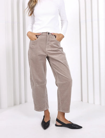 Monaco - Toni Barrel Jeans - Latte - PDN89MJ