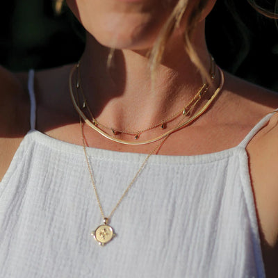 Murkani - Teardrop Choker - Gold