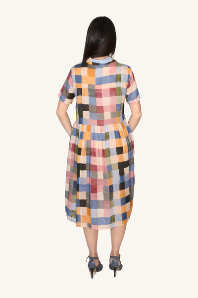 Olga De Polga - Tessera Long Villa Dress - Blush - DL3020