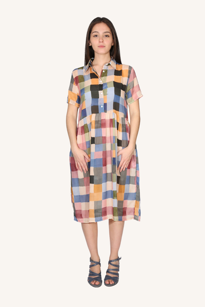 Olga De Polga - Tessera Long Villa Dress - Blush - DL3020