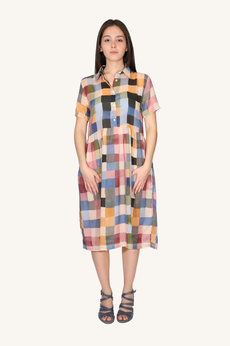 Olga De Polga - Tessera Long Villa Dress - Blush - DL3020