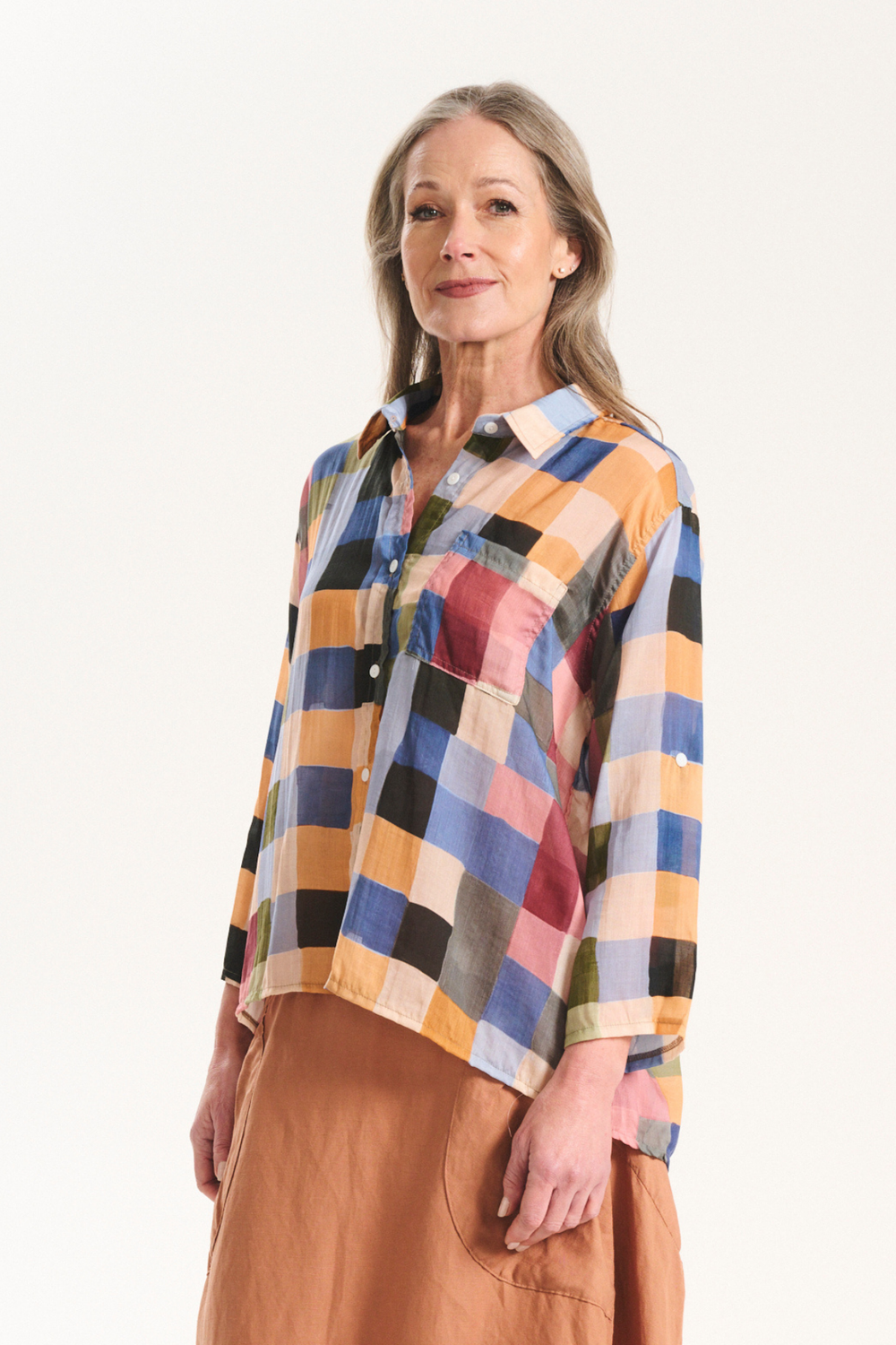 Olga De Polga - Tessera Shirt - Blush - SH3020