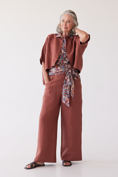 Eva's Sunday - Tussie Capelet - Brick