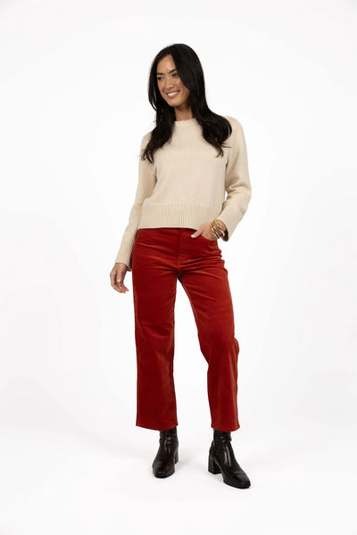 Humidity - Va Va Velour Pant - Rust - HW26121