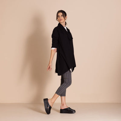 Megan Salmon - Velocity Iman Tunic - Black - M6604