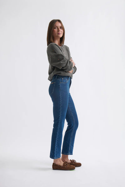 Kireina - Vacay Jean Hemmed - Brentwood Blue - KAU260032