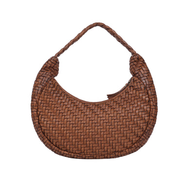 Rugged Hide - Windsor Mini Woven Shoulder Bag - Oak - RH-2567-OAK