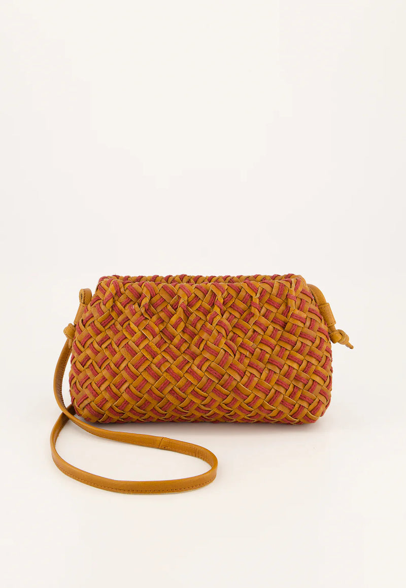 Nancybird - Woven Clutch - Ochre - S26-L09OC