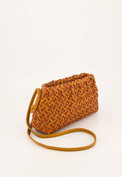 Nancybird - Woven Clutch - Ochre - S26-L09OC