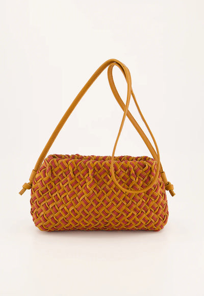 Nancybird - Woven Clutch - Ochre - S26-L09OC