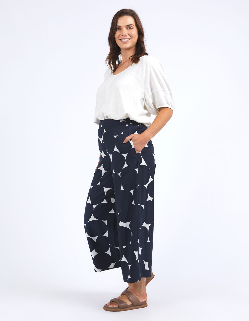 Elm - Demi Spot Pant - Navy