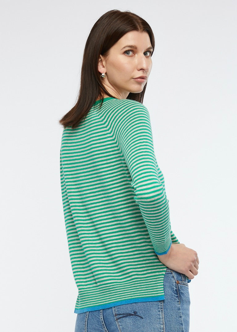Zaket & Plover - Essential Stripe V - Emerald
