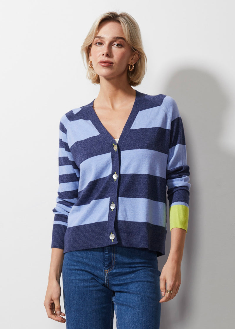 Zaket & Plover - Multi Stripe Cardi