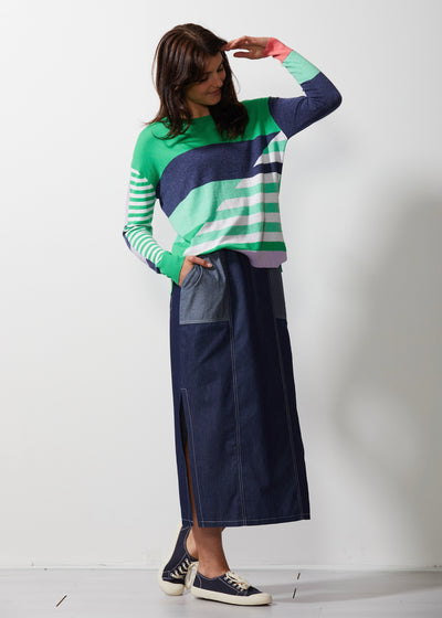 Zaket & Plover - Diagonal Stripe Jumper