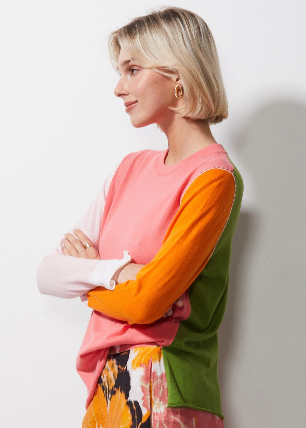 Zaket & Plover - Colour Block Jumper