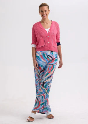 Zaket & plover - Holey Cardi - Carnation - ZP7715