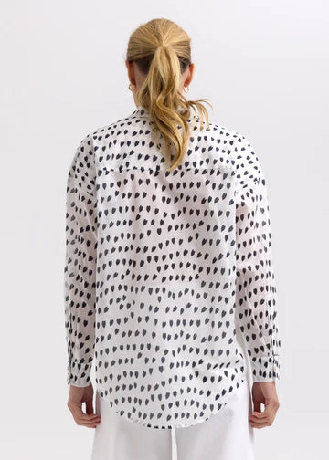 Zaket & Plover - Cotton Voil Shirt - ZP7743 White Love