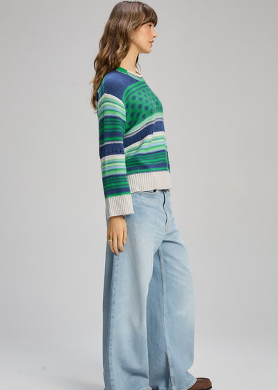 Zaket & Plover - Stripe Pop Jumper - Parsley (ZP8102)