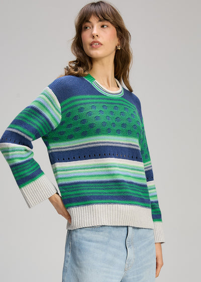 Zaket & Plover - Stripe Pop Jumper - Parsley (ZP8102)