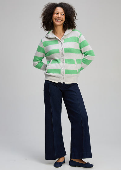 Zaket & Plover - Easy Stripes Hoodie - Mercury (ZP8104)