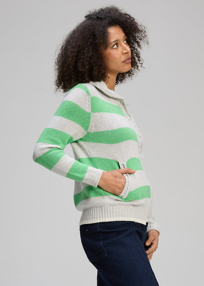 Zaket & Plover - Easy Stripes Hoodie - Mercury (ZP8104)