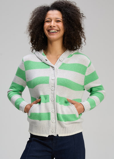 Zaket & Plover - Easy Stripes Hoodie - Mercury (ZP8104)
