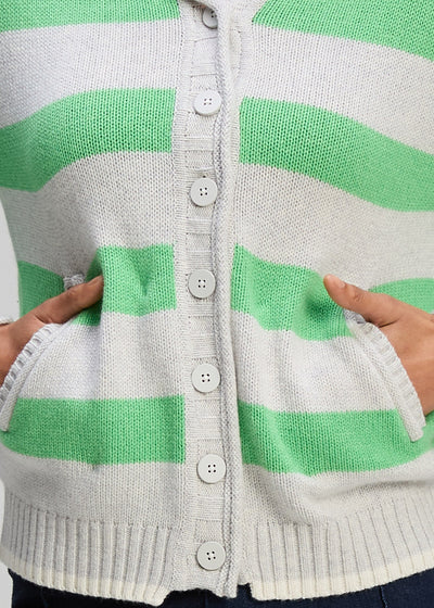 Zaket & Plover - Easy Stripes Hoodie - Mercury (ZP8104)