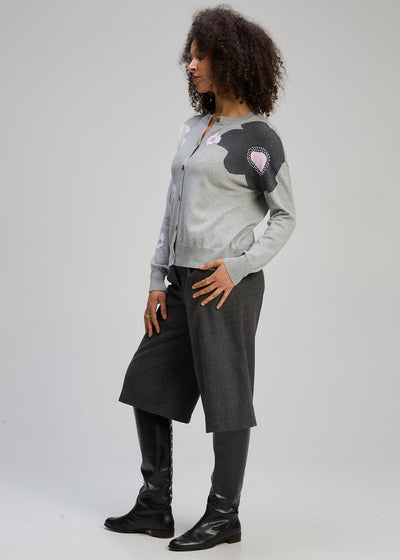 Zaket & Plover - Petal Play Cardi - Marl (ZP8121)