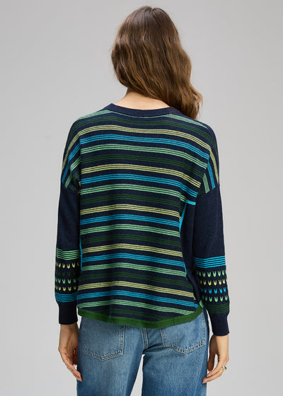 Zaket & Plover - Textured Swing Jumper - Dark Denim (ZP8126)